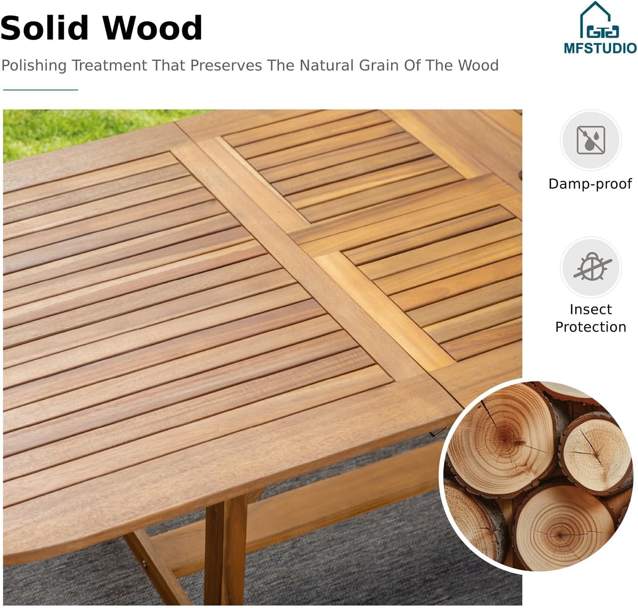 MFSTUDIO 7-Piece Patio Dining Set review