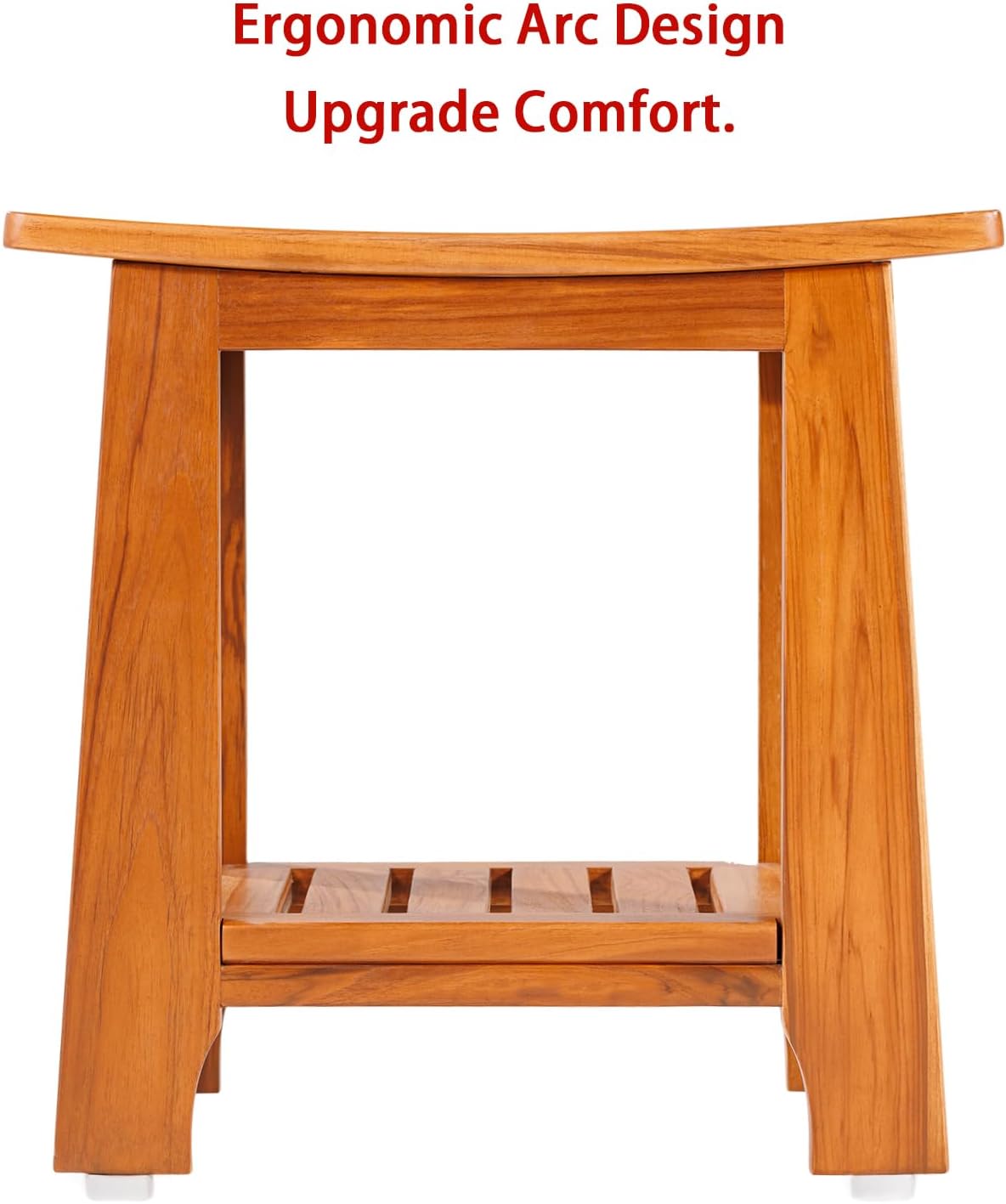 14\” Compact Teak Shower Stool review