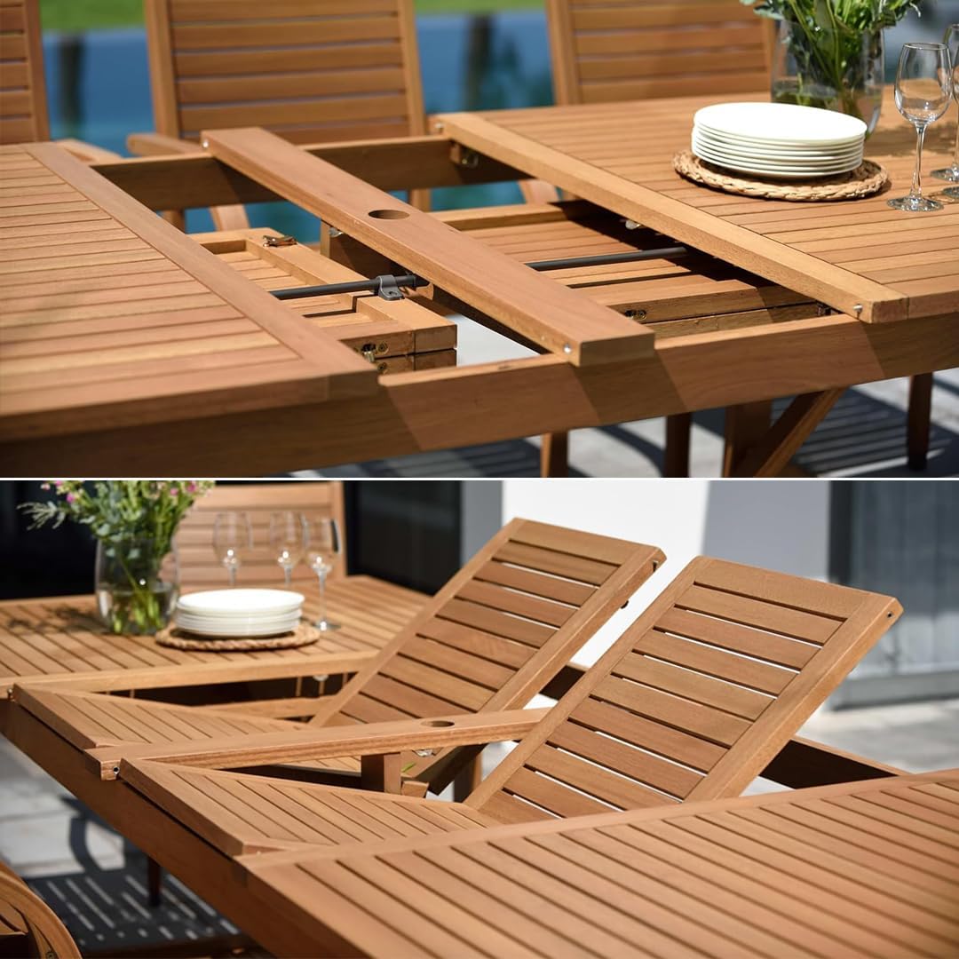 Amazonia Franklin 9-Piece Patio Dining Set review