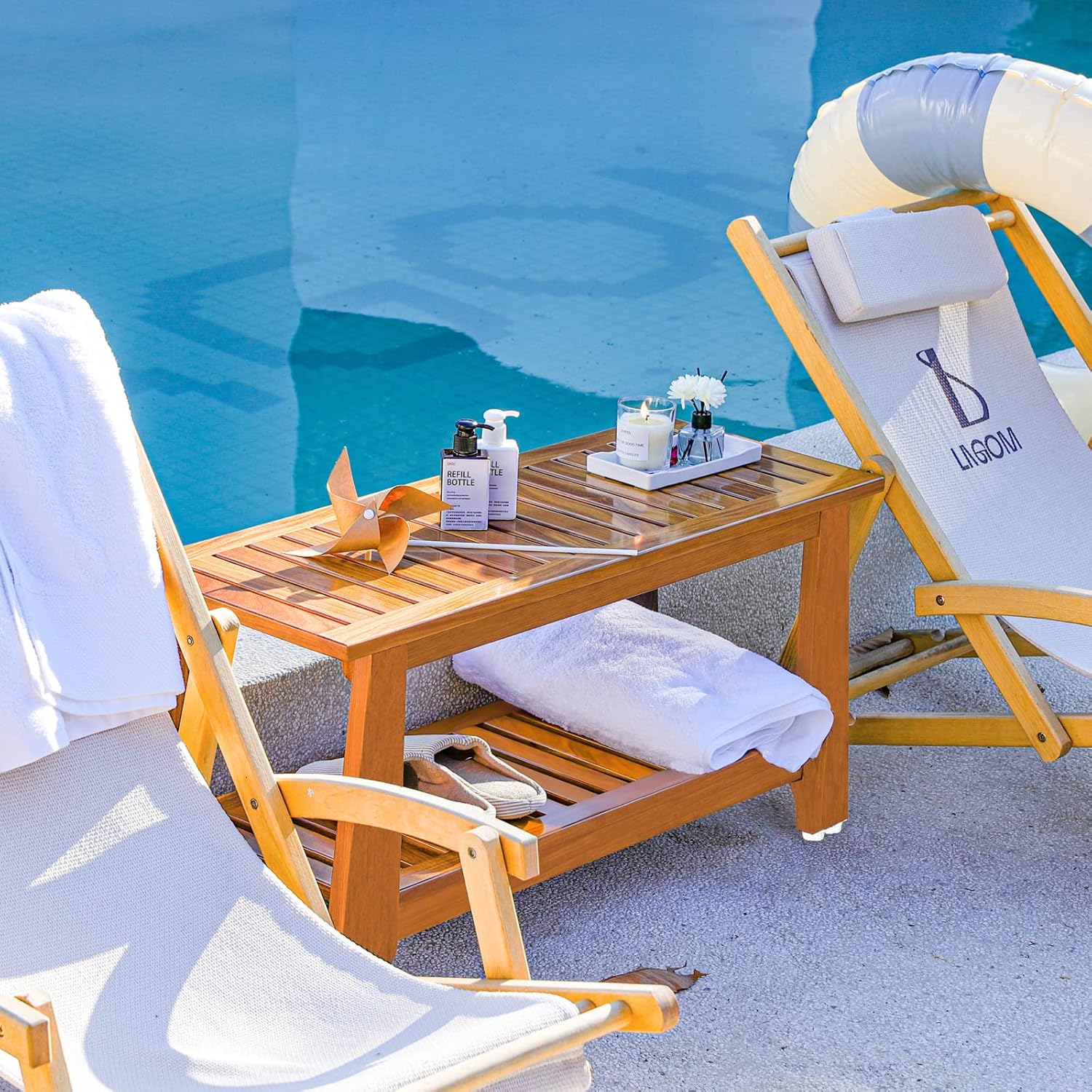 NNN 42\” Commercial Teak Shower Bench review