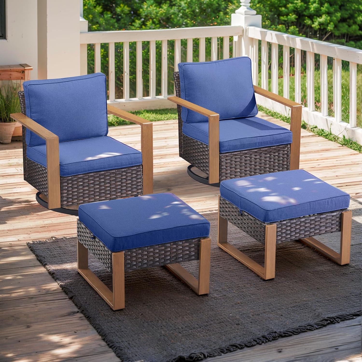 Rilyson Outdoor Wicker Patio Furniture Set review