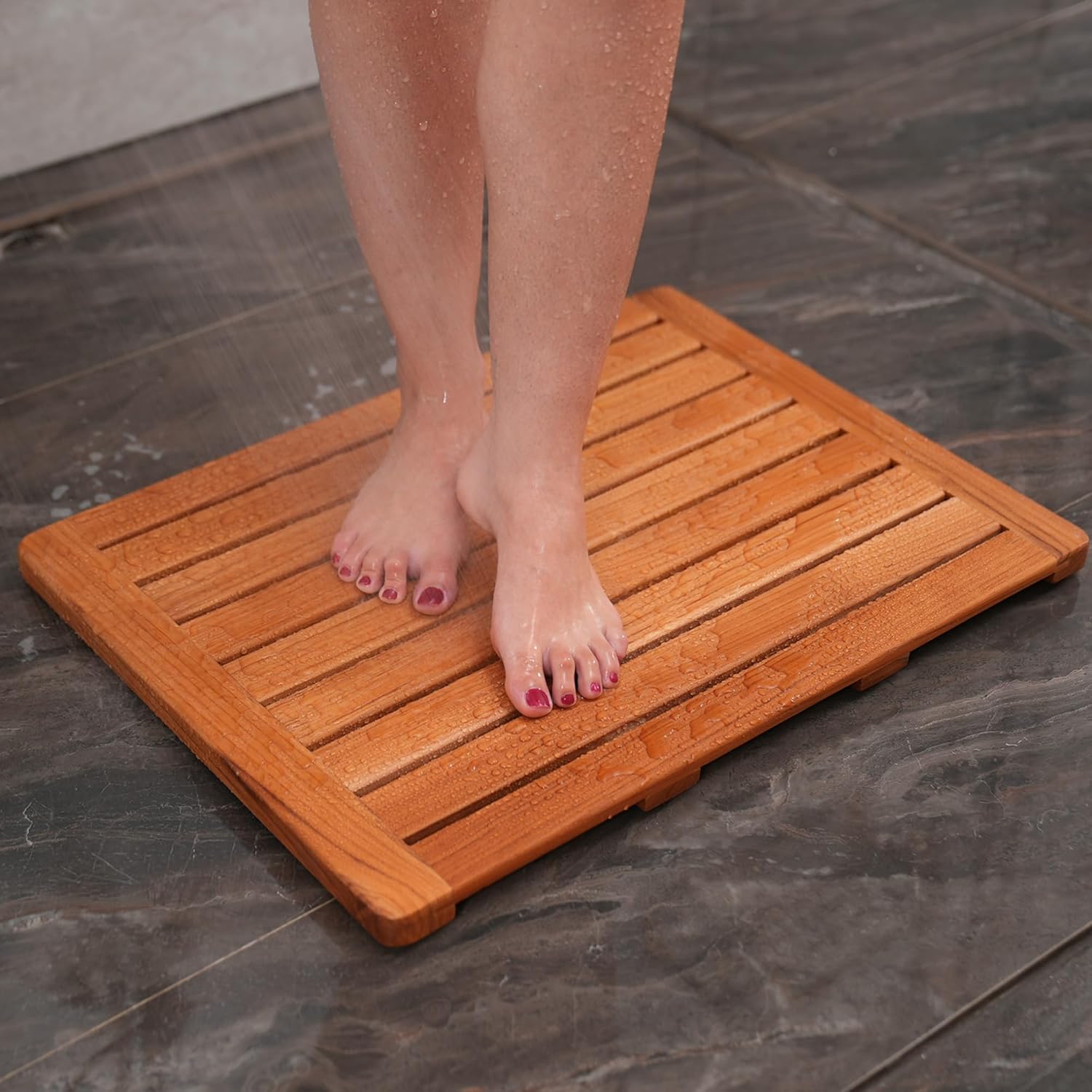 Utoplike Teak Wood Bath Mat review