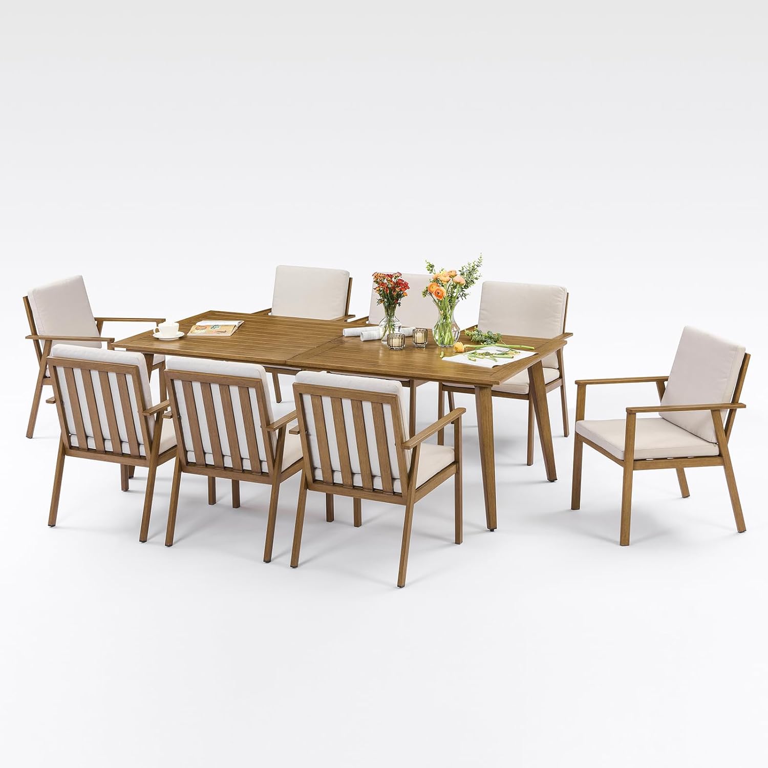 Piece Teak Patio Dining Set review