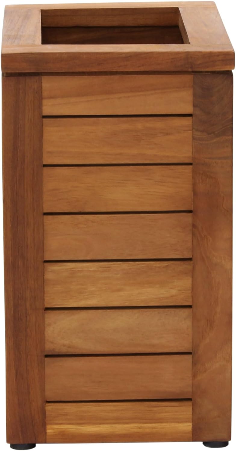 AquaTeak Spa Teak Waste Basket review