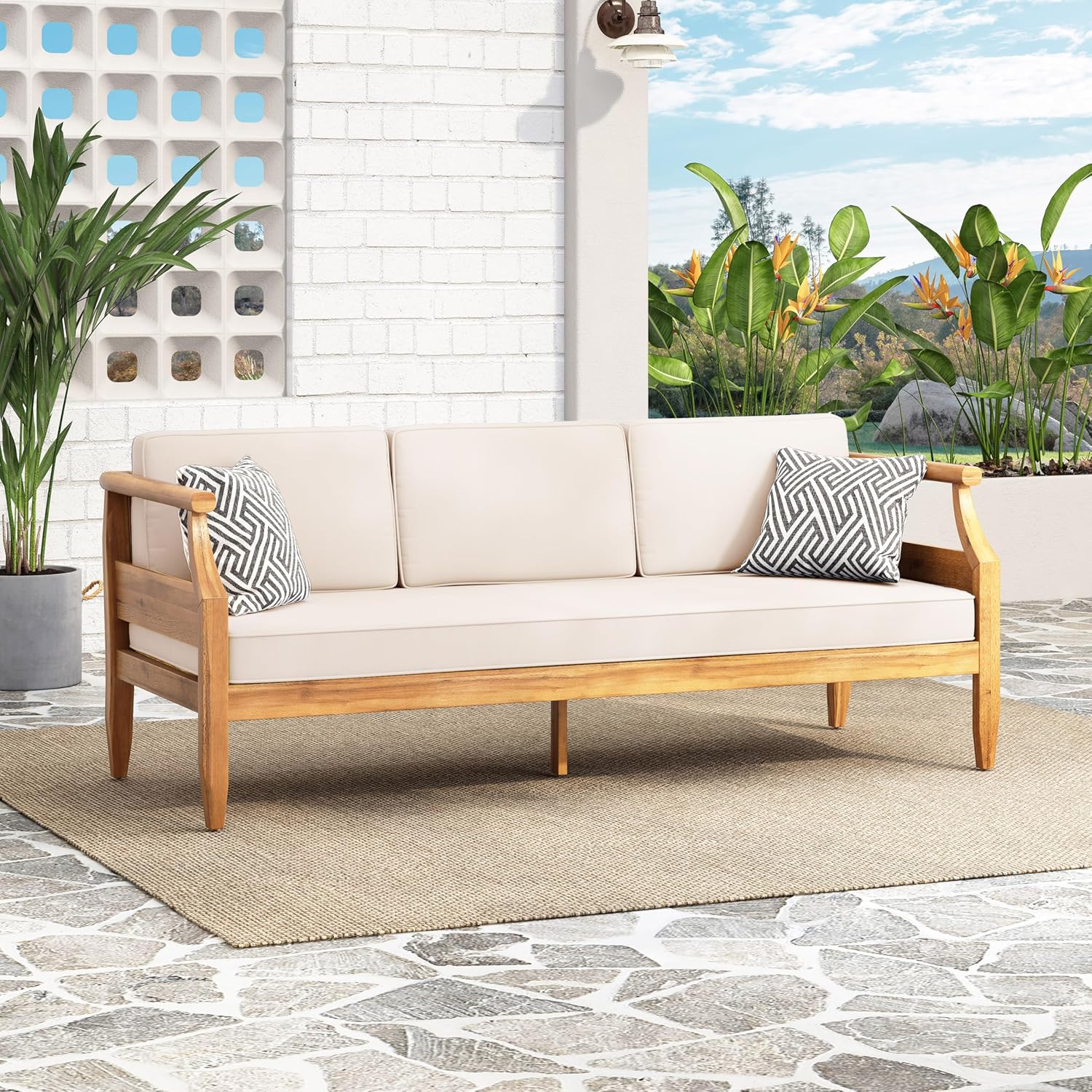 Christopher Knight Home Aston Outdoor 3-Seater Sofa review