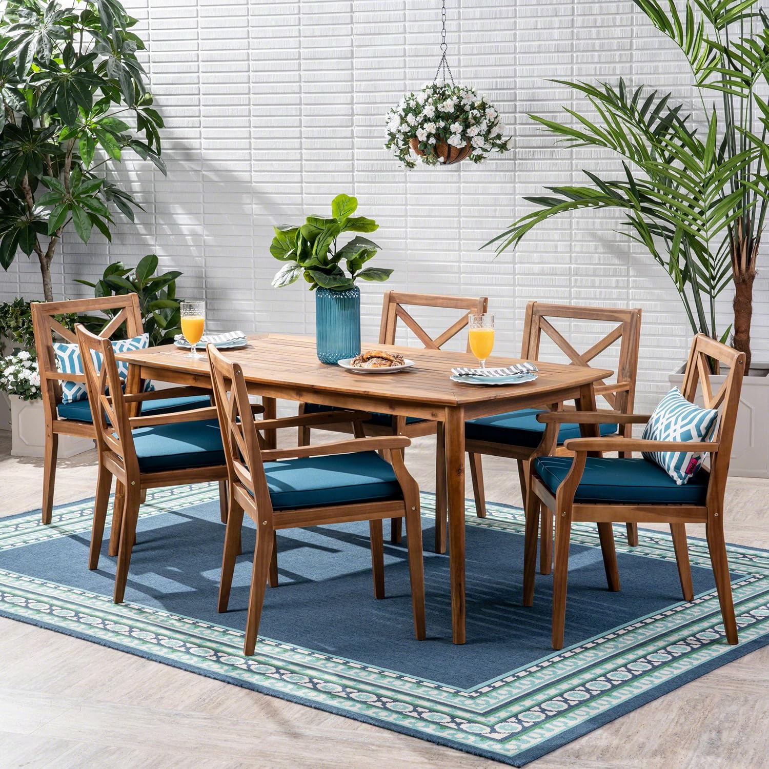 Christopher Knight Home Harvey 7-Piece Acacia Dining Set review