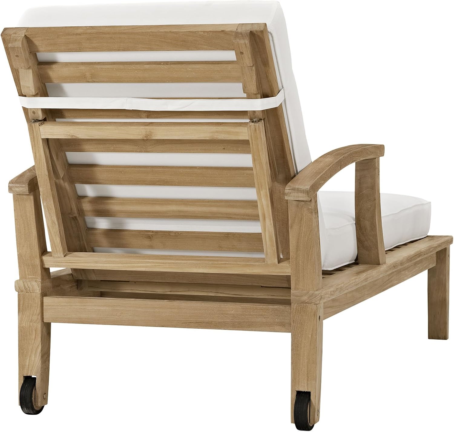 Modway Marina Teak Chaise Lounge Chair review