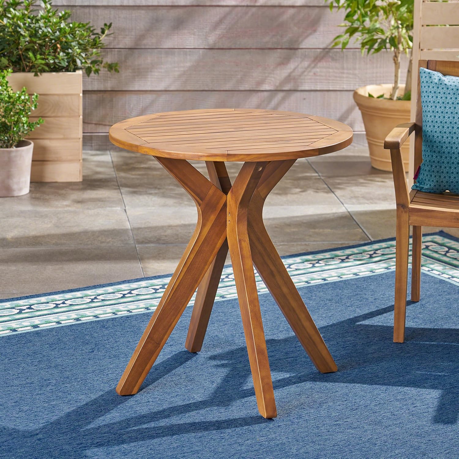 Christopher Knight Home Brigitte Acacia Bistro Table review