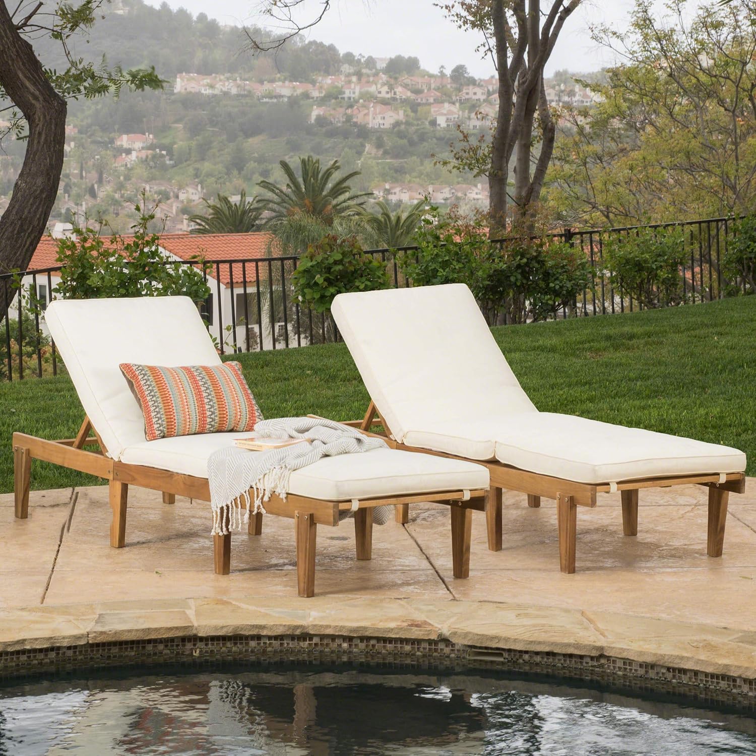 Christopher Knight Home Teak Chaise Lounge Chairs review