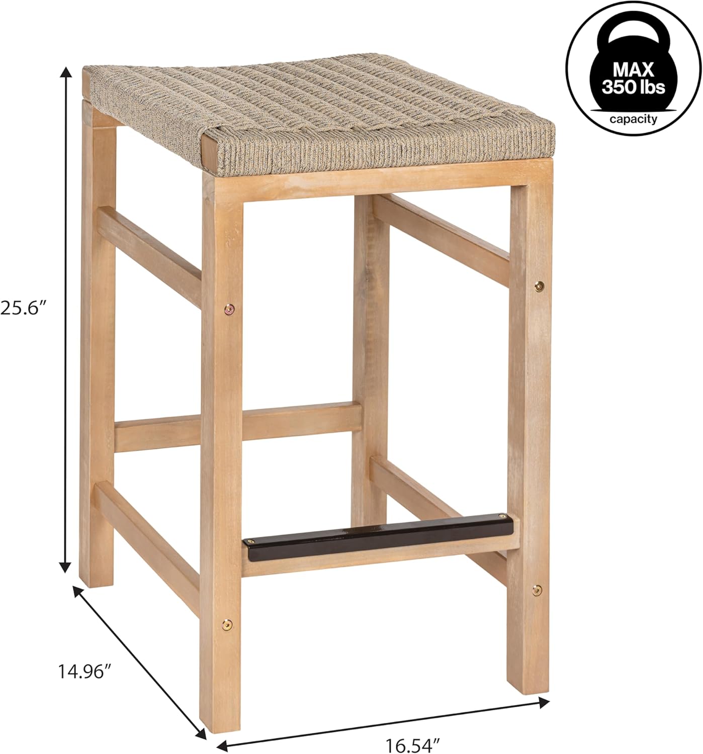 JONATHAN Y Armand Acacia Bar Stool review