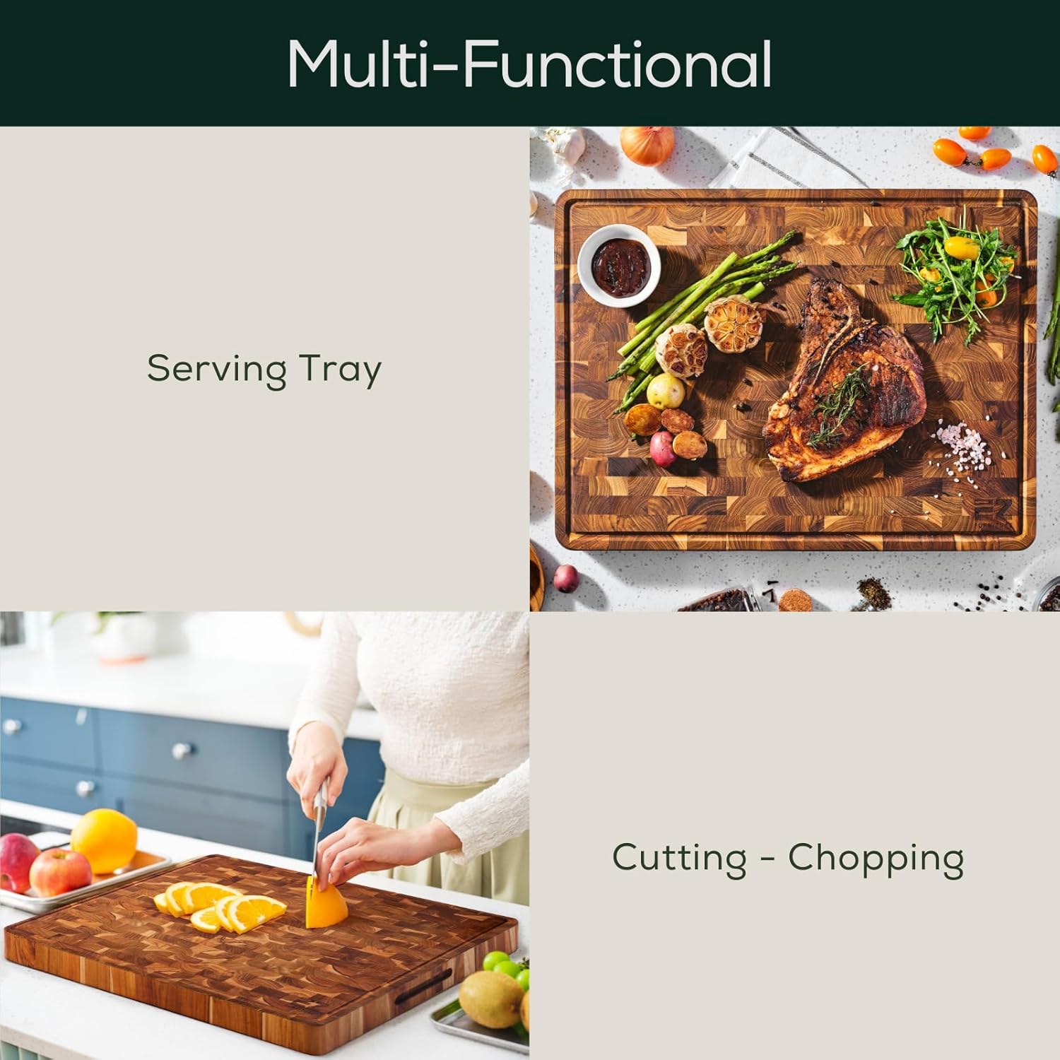 Large Teak End Grain Cutting Board review