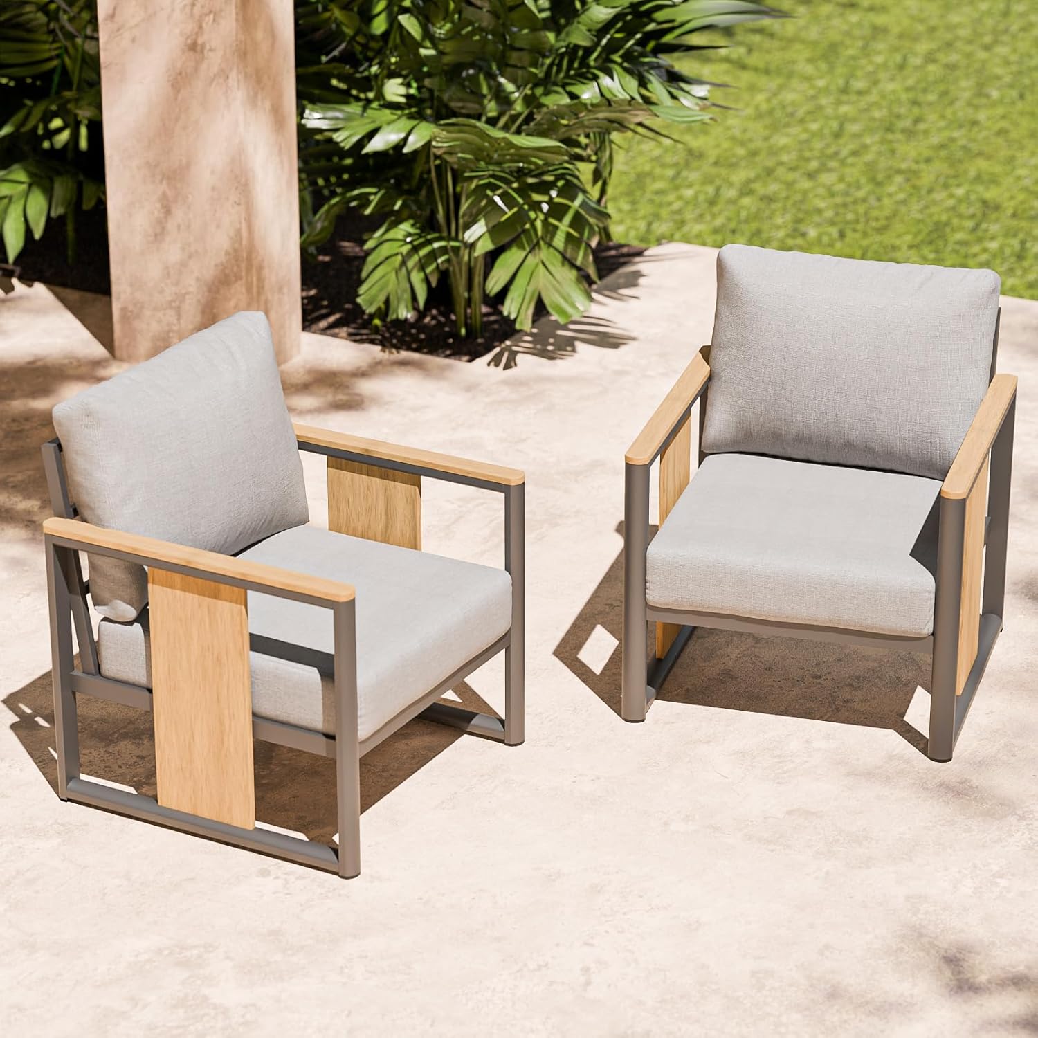 ZANDOR Aluminum Outdoor Patio Furniture Set review