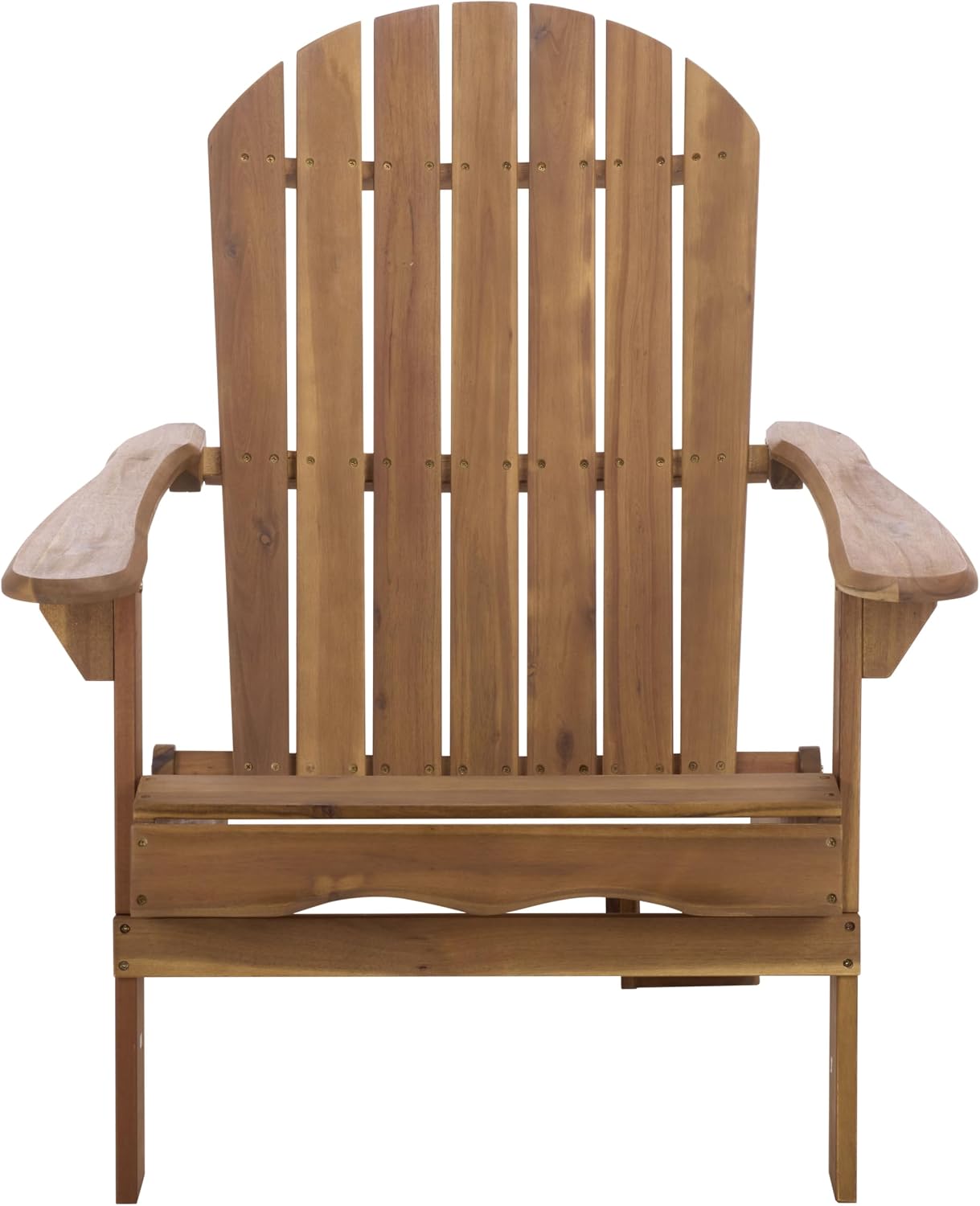 SAFAVIEH Outdoor Eden Wood Adirondack Chair, 34.6″ Teak PAT6000A review