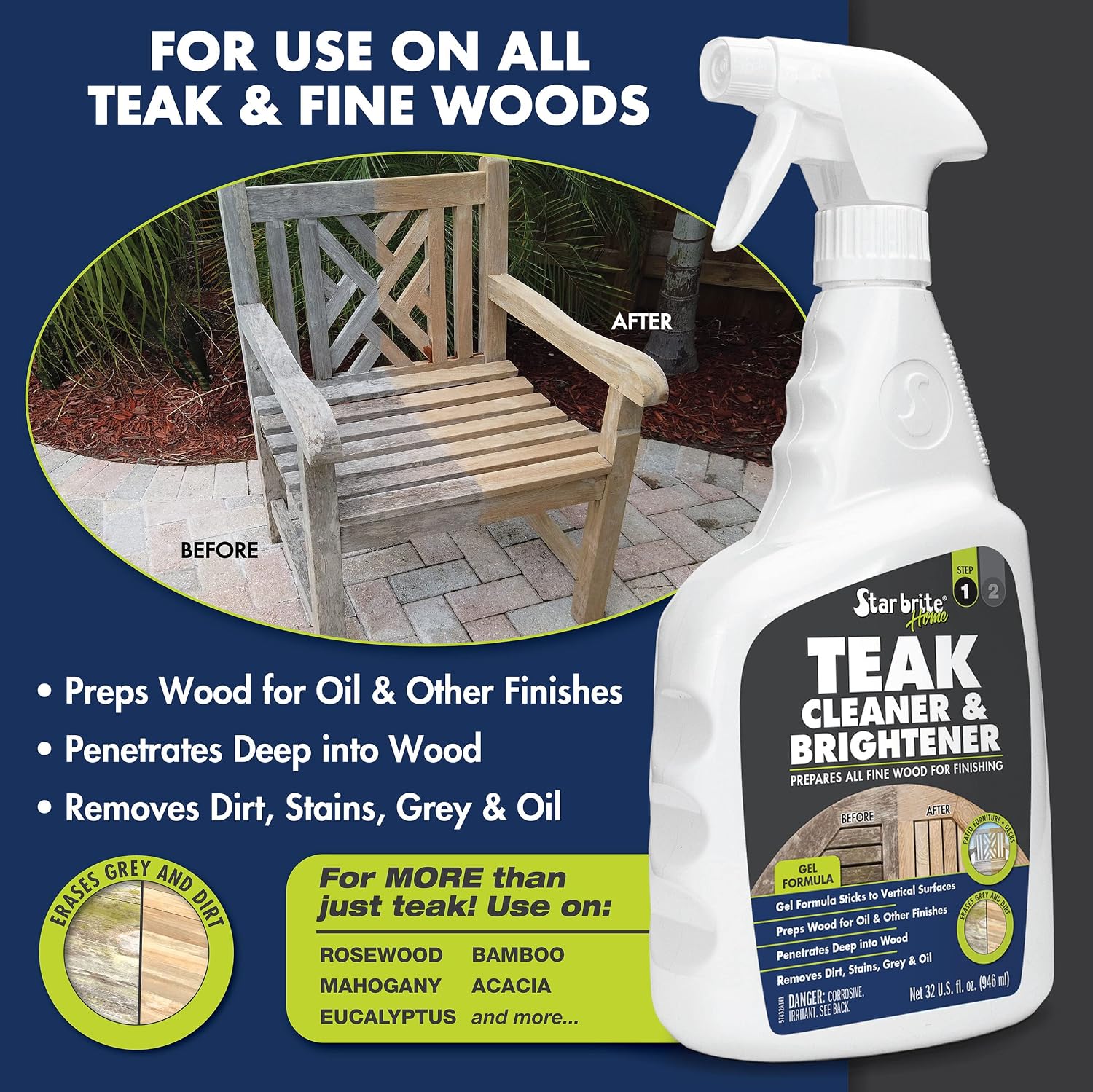 STAR BRITE Gel Teak Cleaner & Brightener review