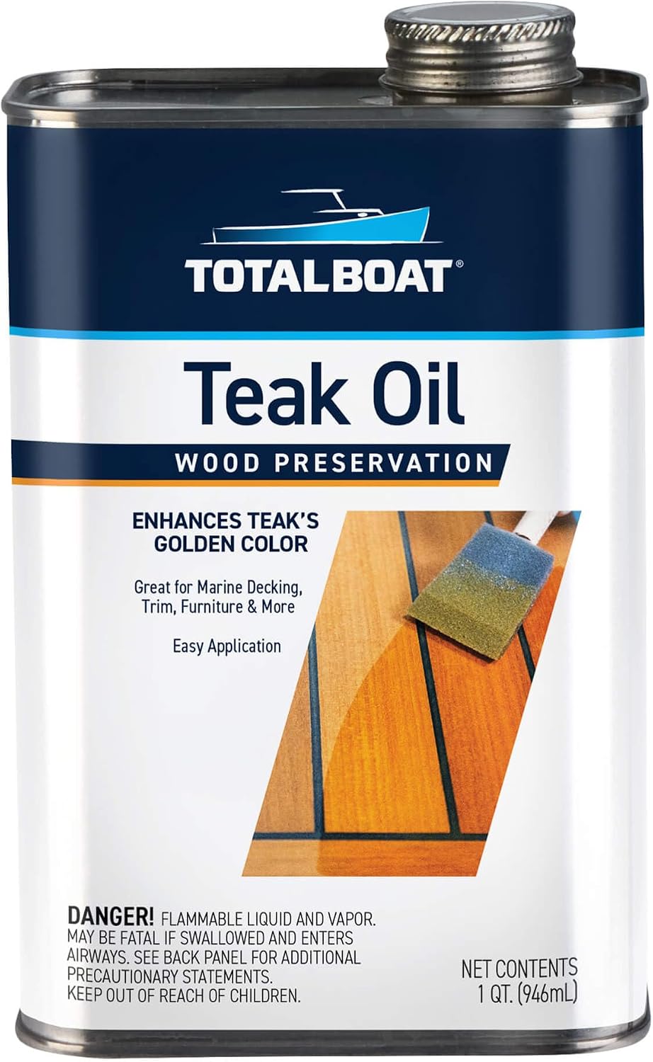TotalBoat Marine-Grade Teak Oil Wood Sealer for Boats and Furniture – Quart review